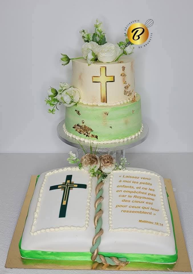 Gâteau forme bible - Disponible sous 3 jours