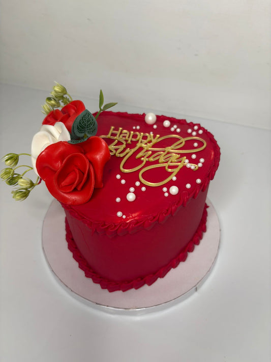 Coeur rouge intense - Disponible sous 3 jours