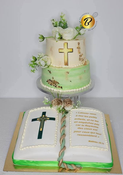 Gâteau forme bible - Disponible sous 3 jours