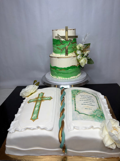 Gâteau forme bible - Disponible sous 3 jours